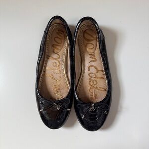 Sam Edelman Black Patent Leather Felicia Ballet Flats Size 5